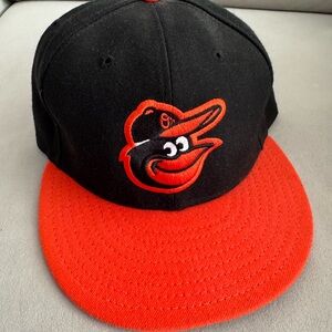 Baltimore Orioles Black and Orange Baseball Cap size 7.5